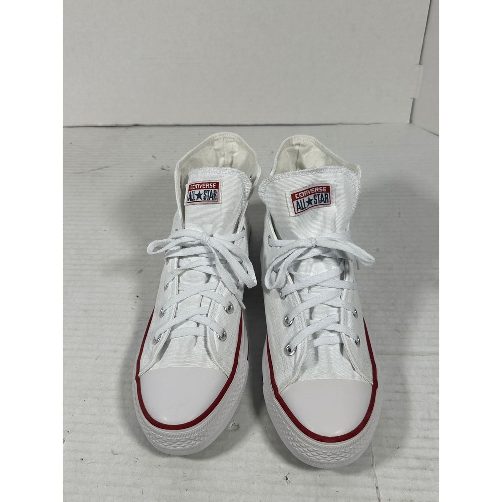 Converse Chuck Taylor All Star High Top White Canvas Mens 10 Womens 11.5 101010 - Picture 8 of 9